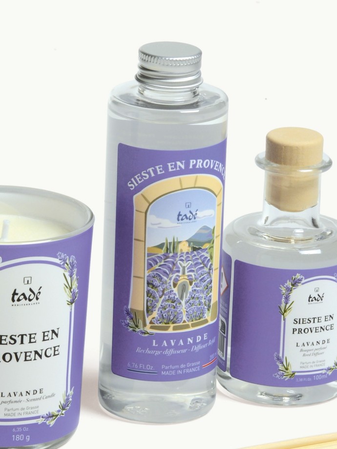 Tadé Lavender Scent Diffuser Refill · Siesta in Provence · 200ml · Made in France
