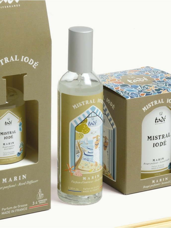 Tadé Mistral Iodé Interior Fragrance · 100ml · Sea Spray, Made in France