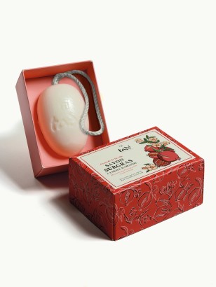 OLIVE SOAP · Seville Pomegranate – Pure vegetable soap with sweet almond oil, gourmet fragrance