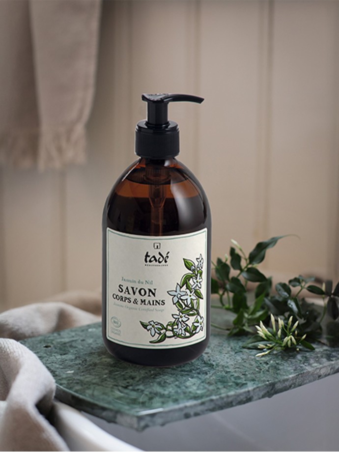 ORGANIC CERTIFIED LIQUID SOAP · Nile Jasmine