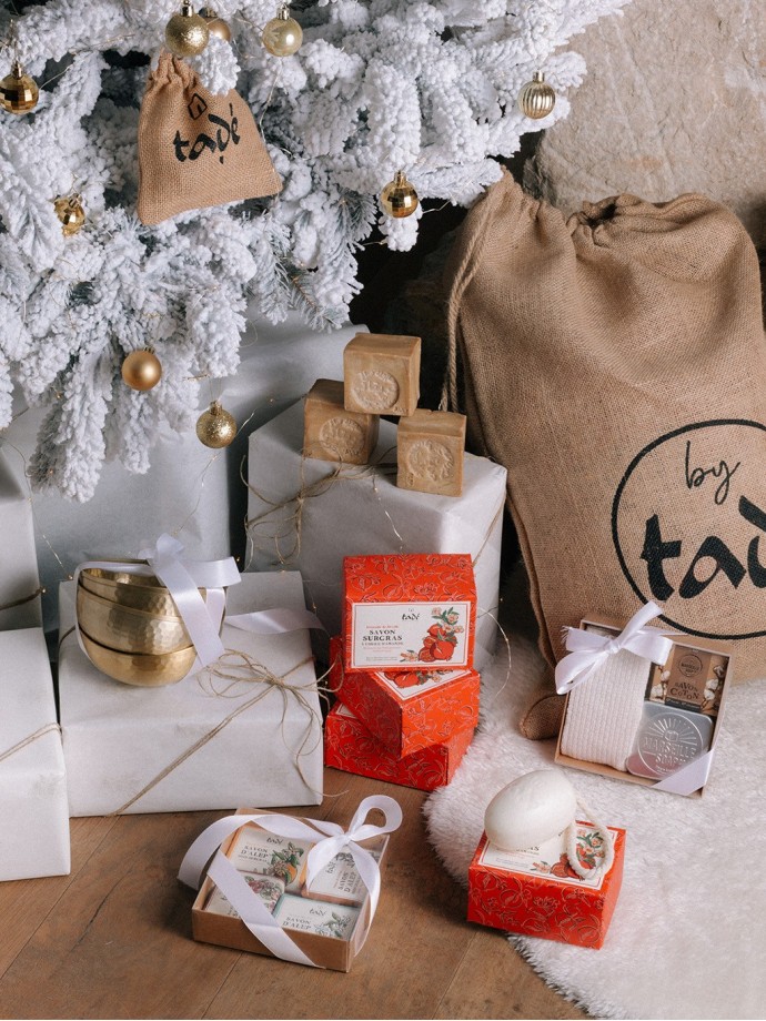 OLIVE SOAP · Seville Pomegranate – Pure vegetable soap with sweet almond oil, gourmet fragrance