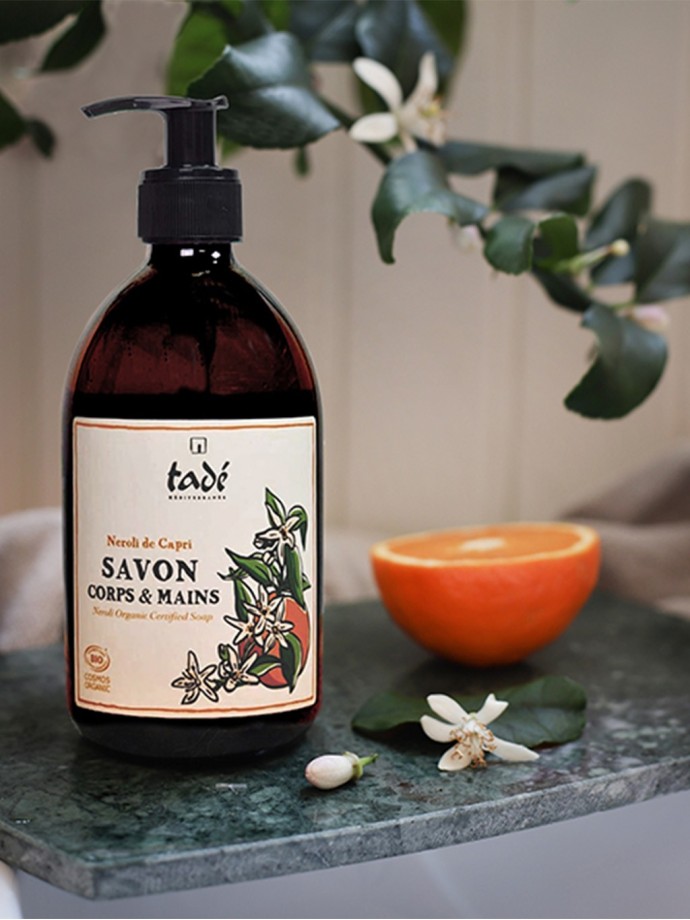 ORGANIC CERTIFIED LIQUID SOAP · Capri Neroli