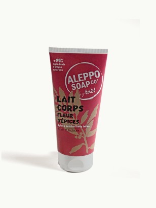 Body Milk Spicy Flower - Natural moisturizer, nourishes and softens dry skin thanks to organic shea butter and vegetable oils.