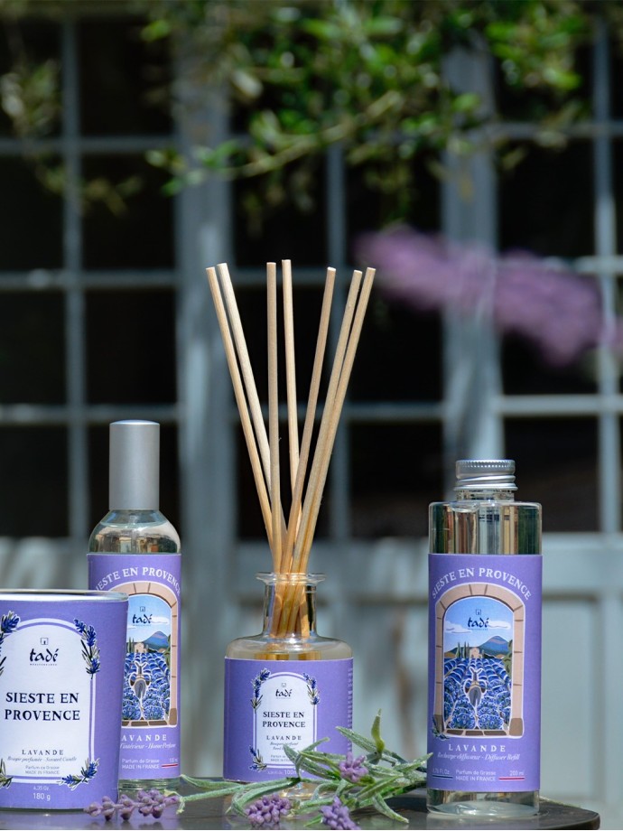 Tadé Lavender Perfume Diffuser · Siesta in Provence · 100ml · Rechargeable, made in France