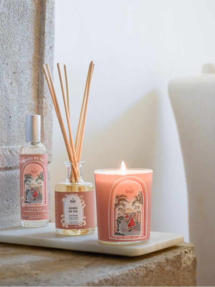 Bougie parfumée Coton Tadé, Rosée du Nil