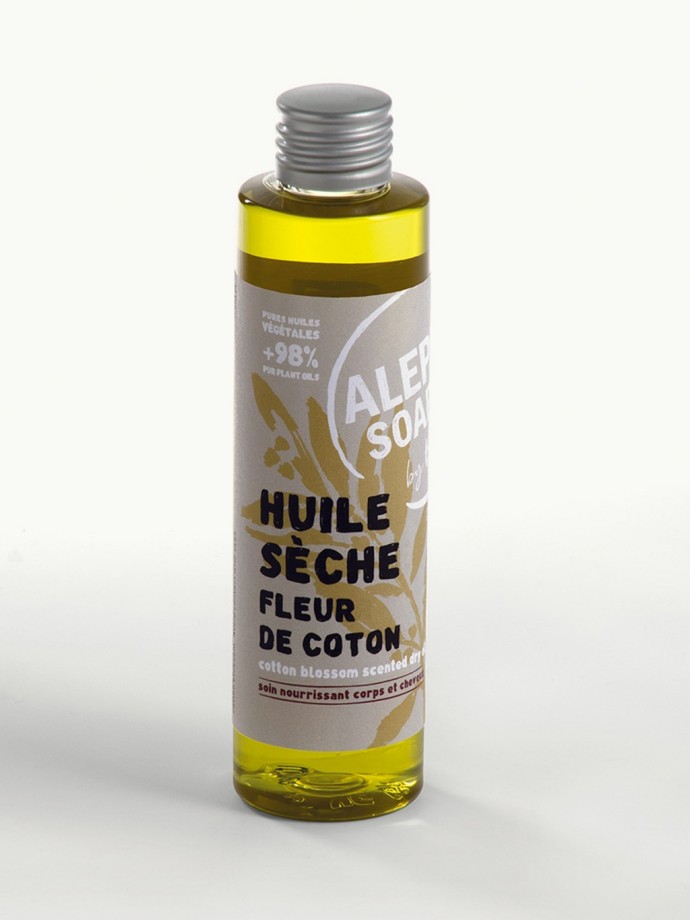 Huile sèche soin naturel 150ml – Fleur de Coton | Tadé