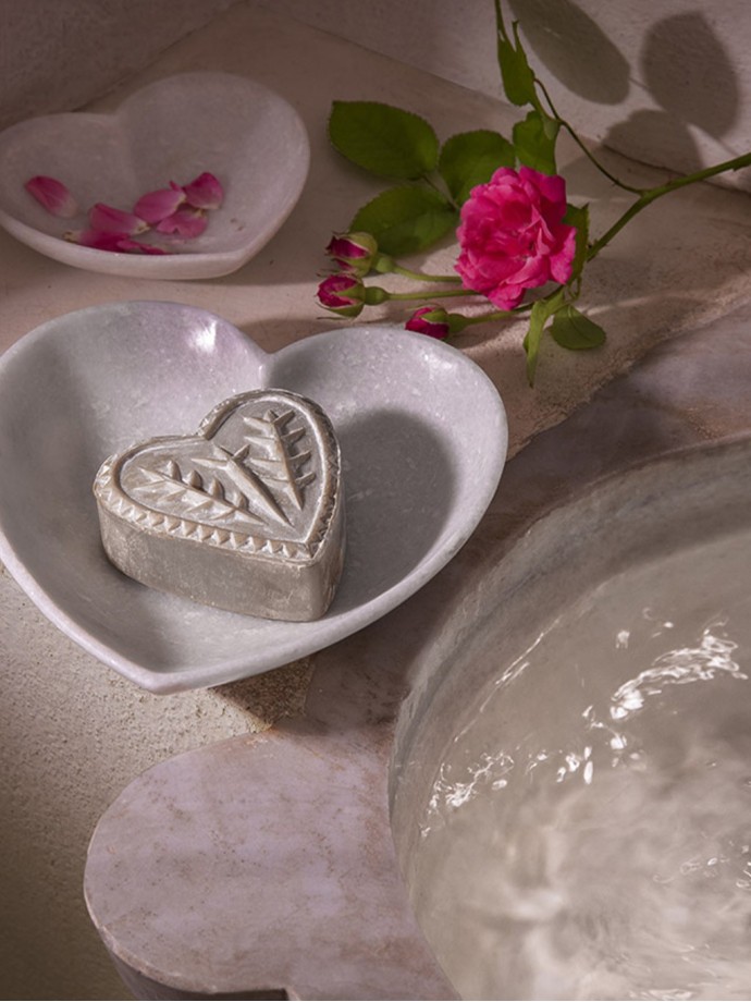 Aleppo Soap Heart Rose Flower - Natural & Handmade