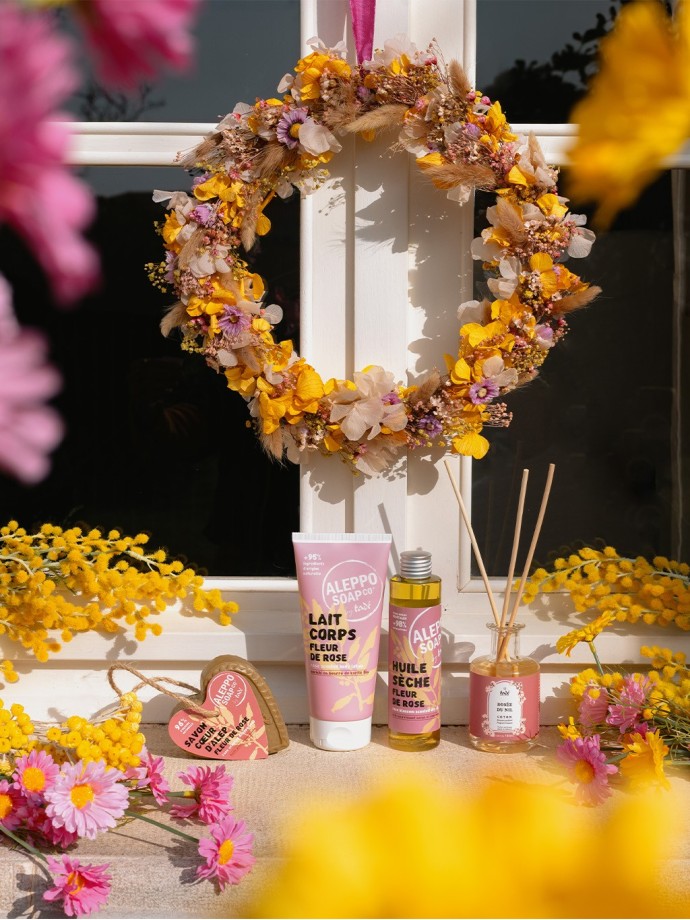 Huile sèche naturelle 150ml – fleur de rose | Tadé