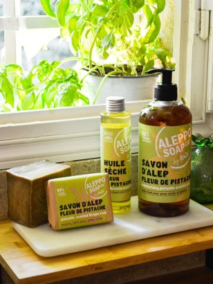 SAVON D'ALEP LIQUIDE · Fleur de Pistache