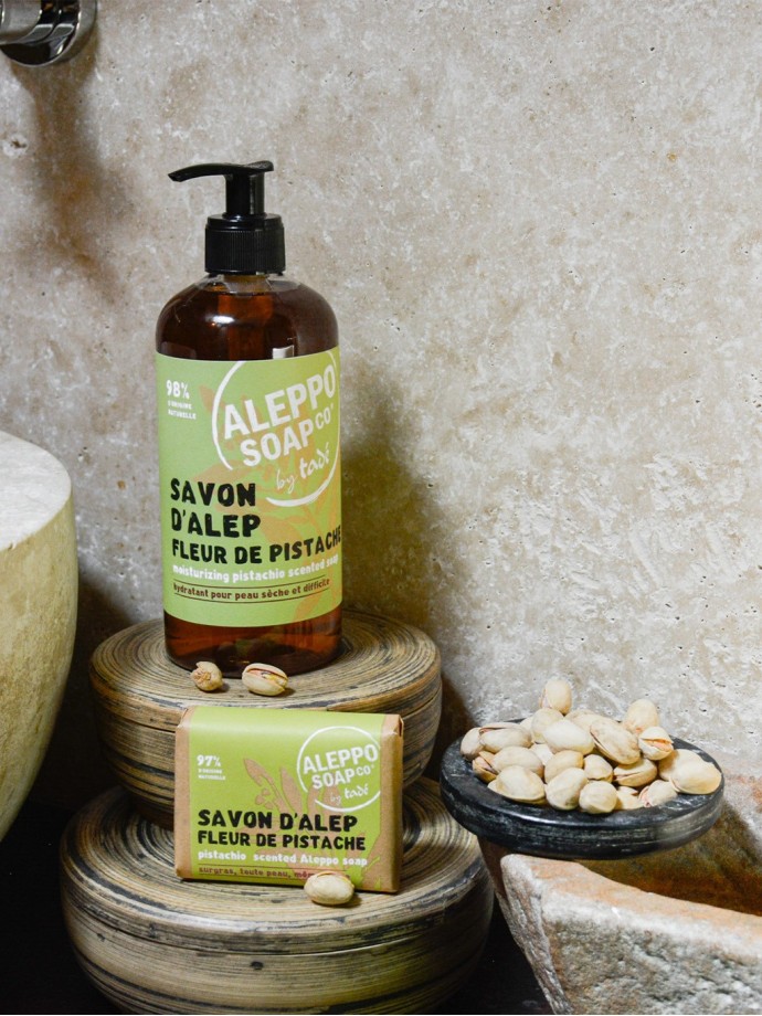 ALEP LIQUID SOAP · Pistachio Flower