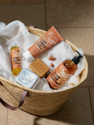SAVON D'ALEP EXFOLIANT · Fleur d'Argan