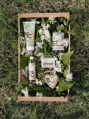 SAVON D'ALEP LIQUIDE · Fleur de Jasmin