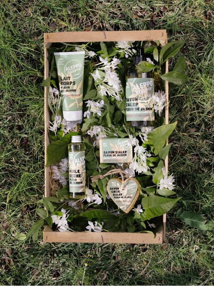 SAVON D'ALEP LIQUIDE · Fleur de Jasmin