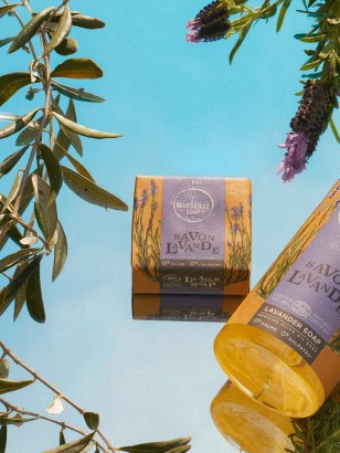 Marseille soap certified Cosmos - Lavender | Tadé