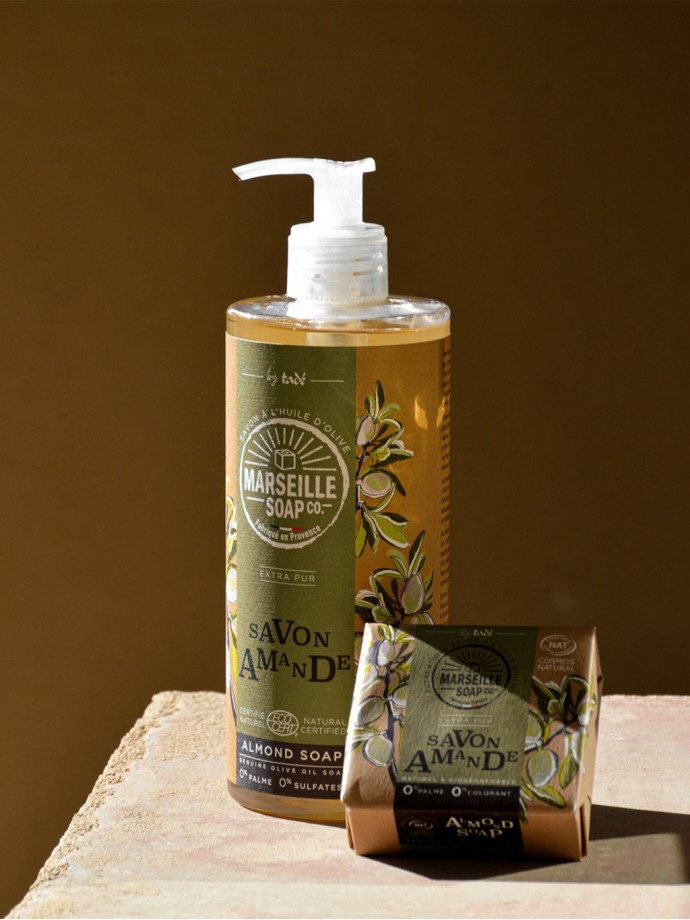 Marseille Soap certified Cosmos - Almond | Tadé