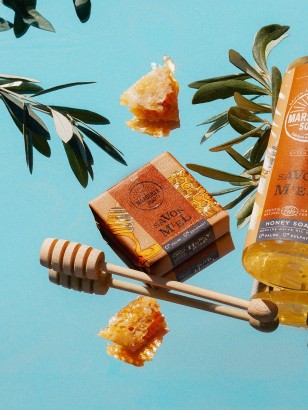 Savonnette Marseille certifiée Cosmos – Miel | Tadé