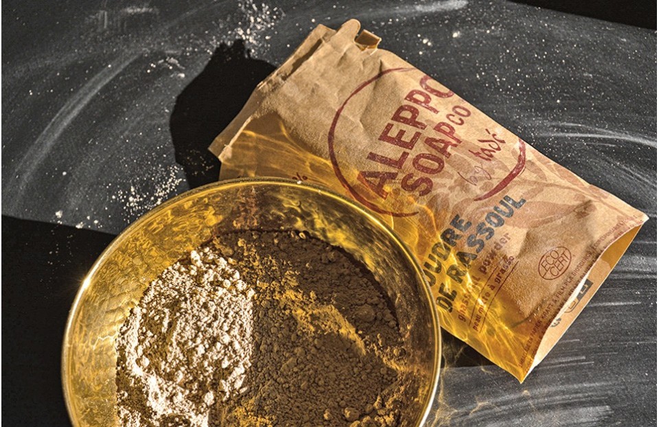 Masque visage naturel en Poudre : Argile, Alun, Rhassoul | Tadé